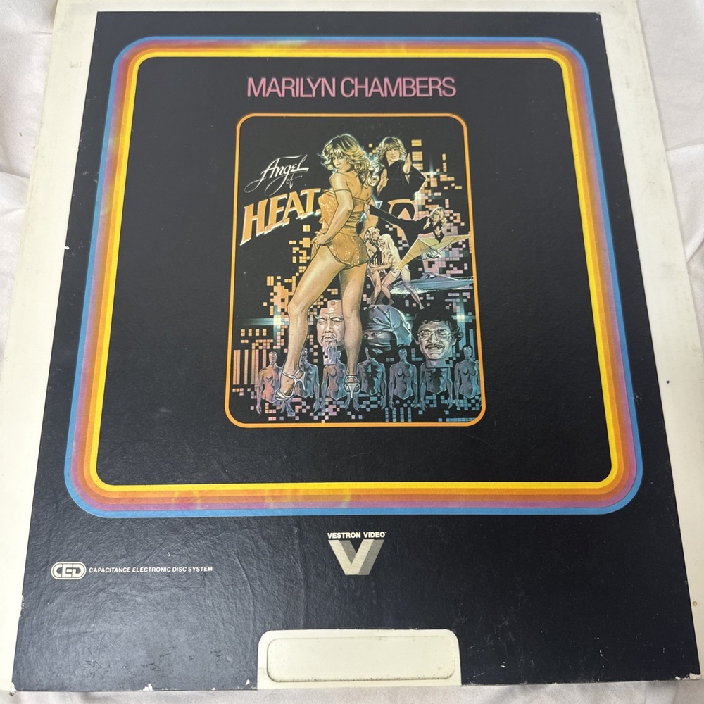 Angel Of H.E.A.T. Marilyn Chambers Laser Disc Capacitance Vestron Video Movie